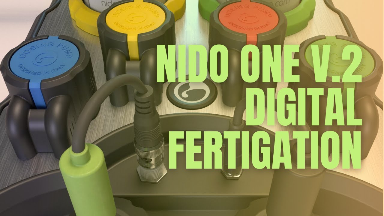 NIDO ONE V.2 | Hydroponics & Drip Irrigation controller |  Fertigation system | pH and EC Dosing |