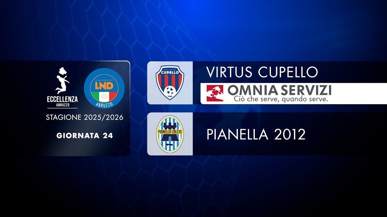 Eccellenza | 24&deg; giornata: Virtus Cupello - Pianella (4-1)