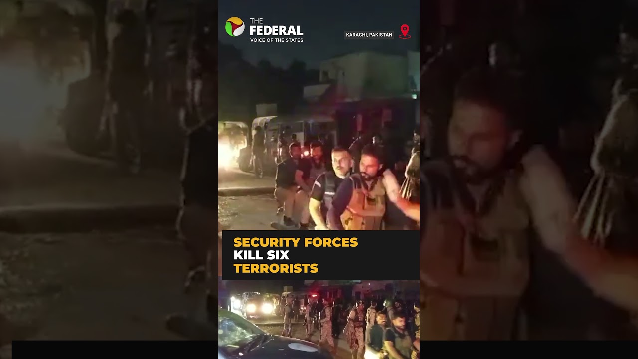 Karachi terror attack foiled; six terrorists killed, four Rangers personnel die | #shorts