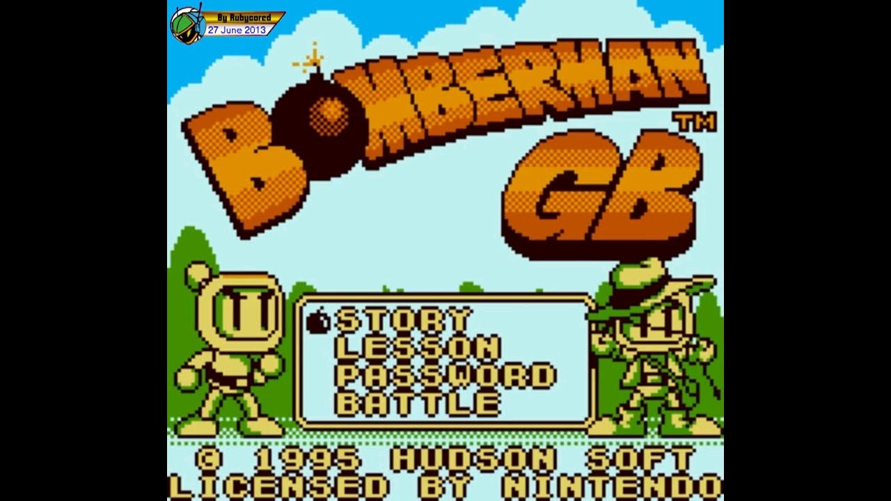 Bomberman GB/2 (1995, Gameboy) - 1 of 3: Story Mode A [720p60]