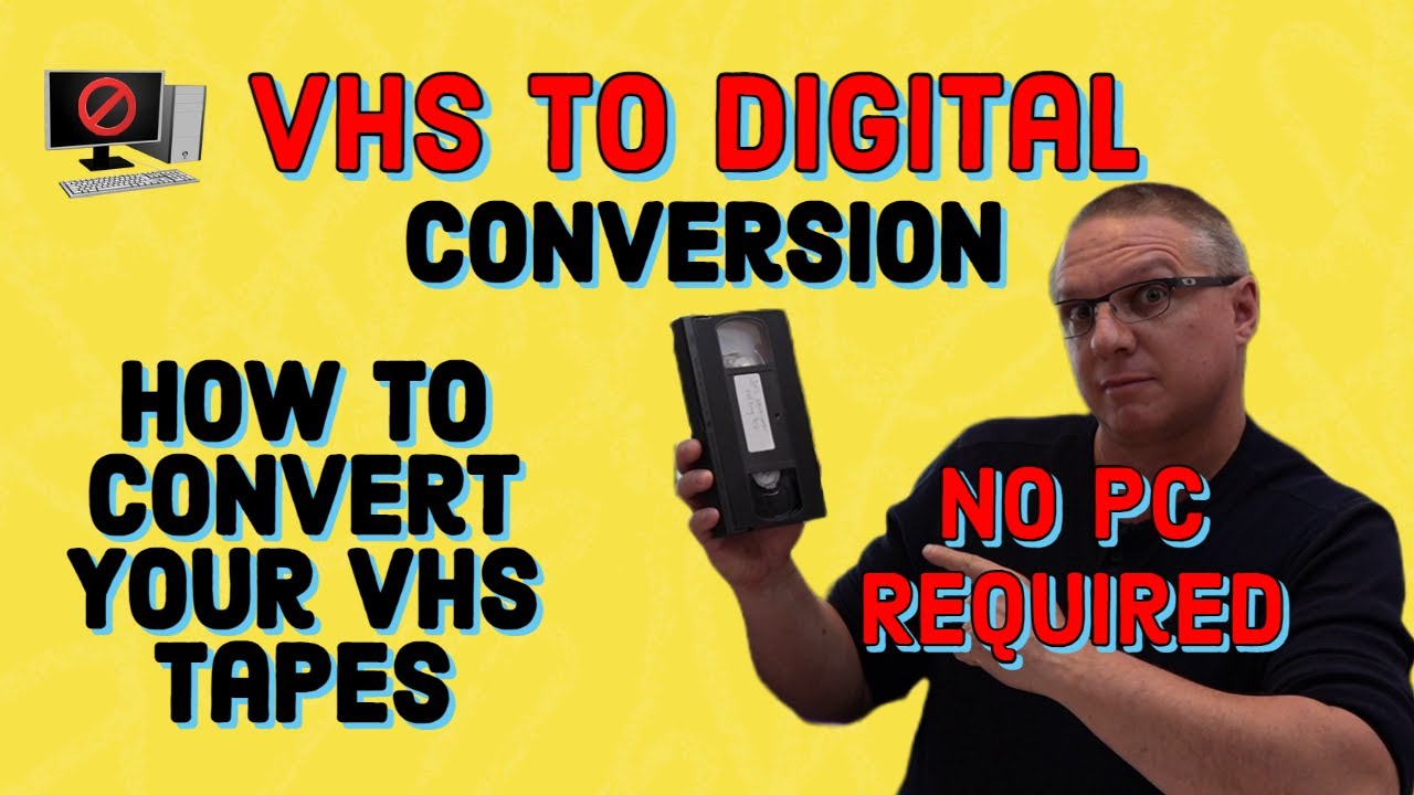 Конвертируйте VHS в цифровую версию — как конвертировать ваши VHS-кассеты — компьютер не нужен #m...