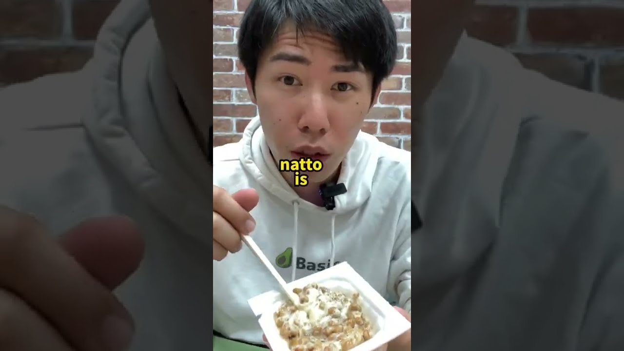 【Japanes guy】Explained what Natto taste like in English