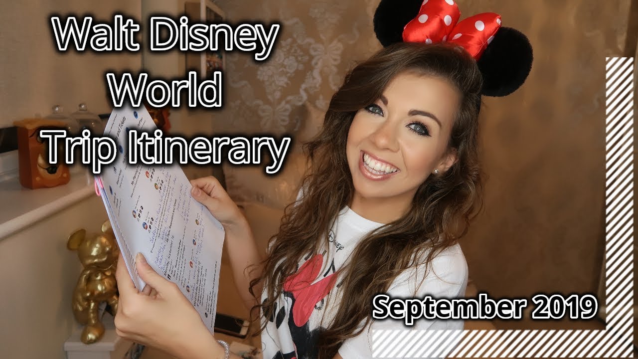 Walt Disney World Trip Itinerary | September 2019