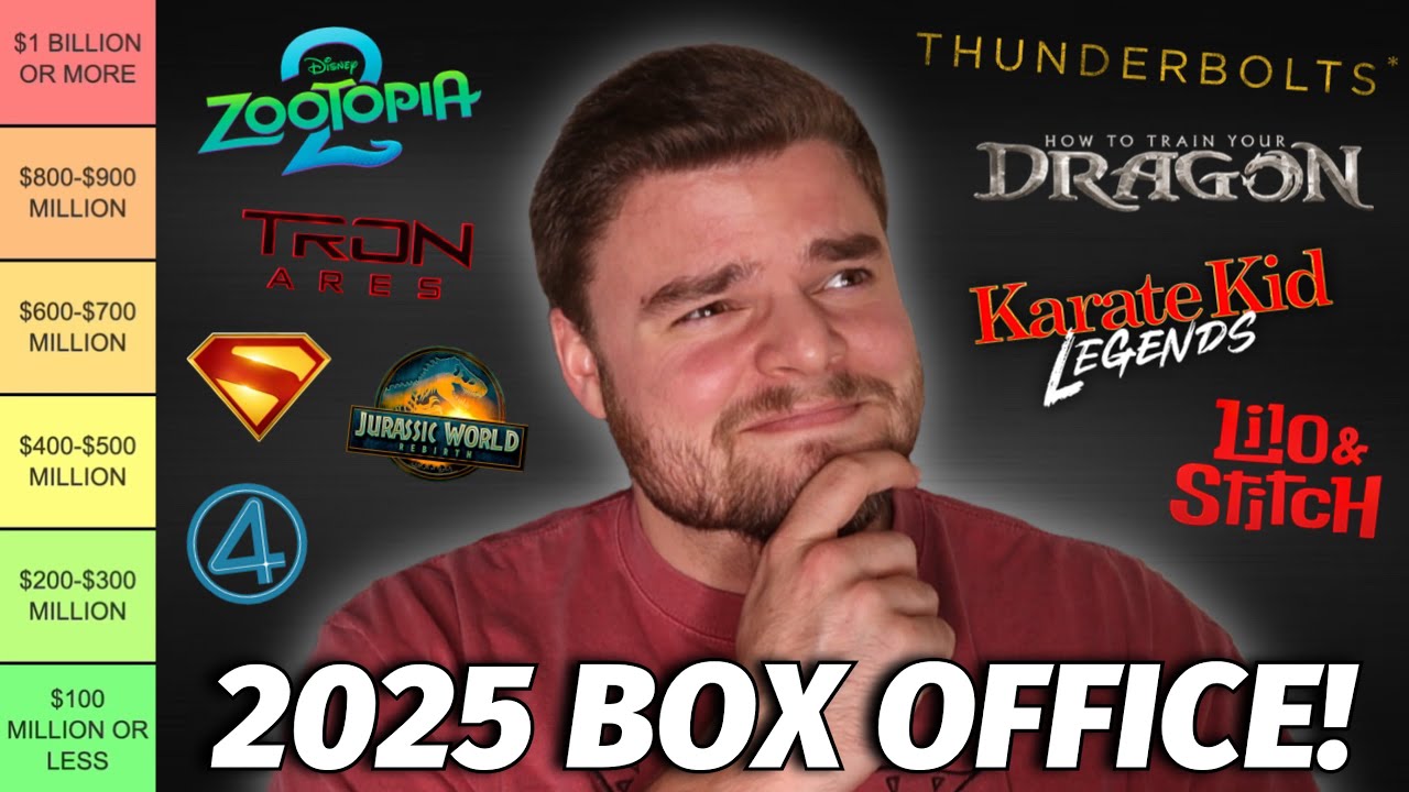 2025 Movies Box Office Predictions! (TIER LIST)