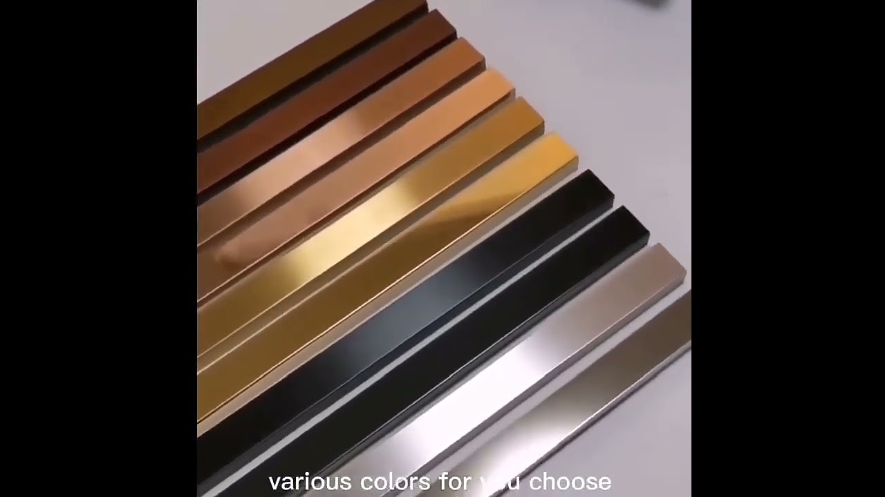 Stainless Steel U-shaped Tile Trim