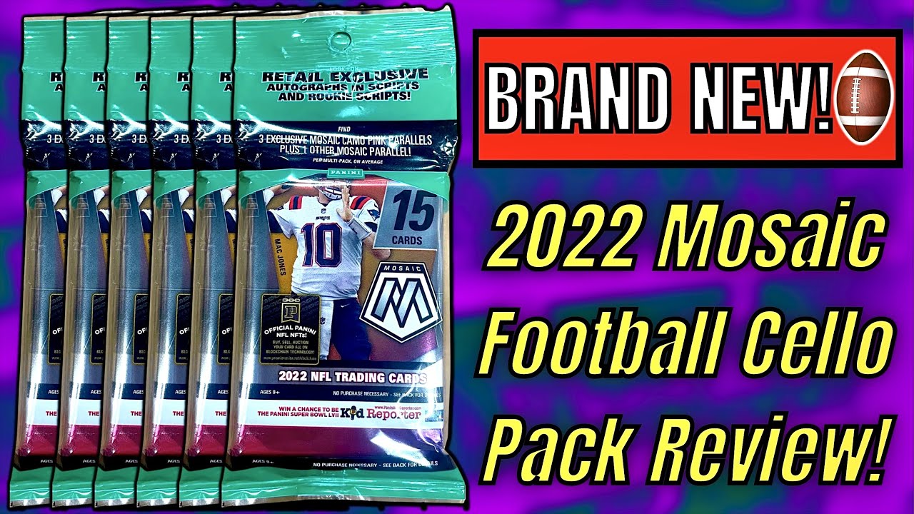 *2022 MOSAIC FOOTBALL CELLO PACK REVIEW! 🏈 TONS OF TOP ROOKIE PULLS! 🔥