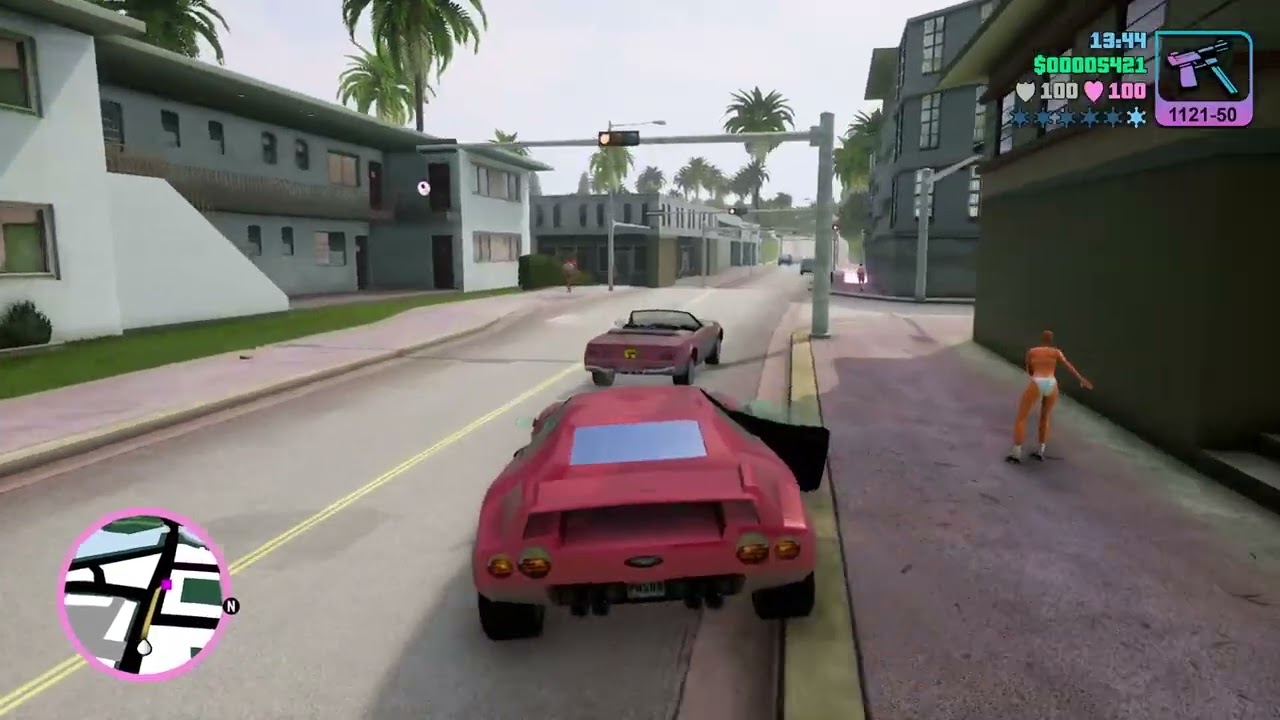Floating cars in GTA Vice City