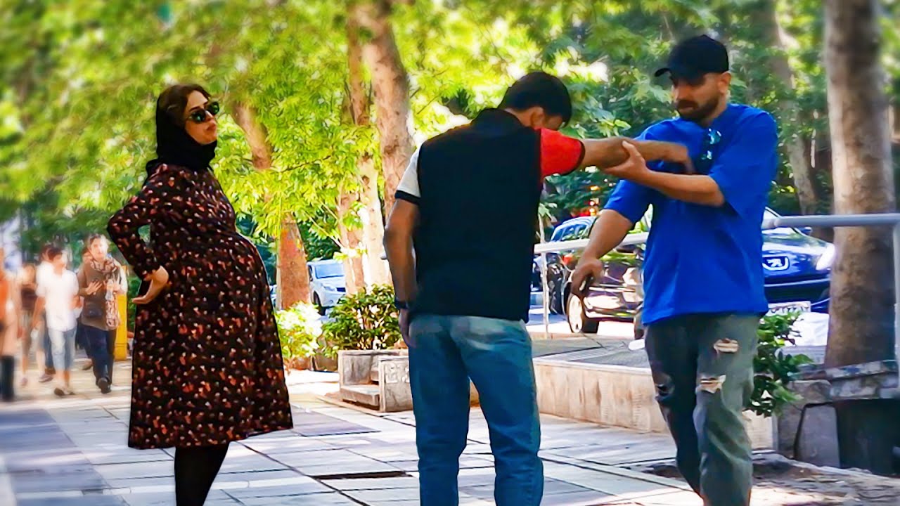 زن باردار رو اذیت کنی ؟ هرگز غیرت ایرانی اجازه نمیده 😡 تست اجتماعی جدید