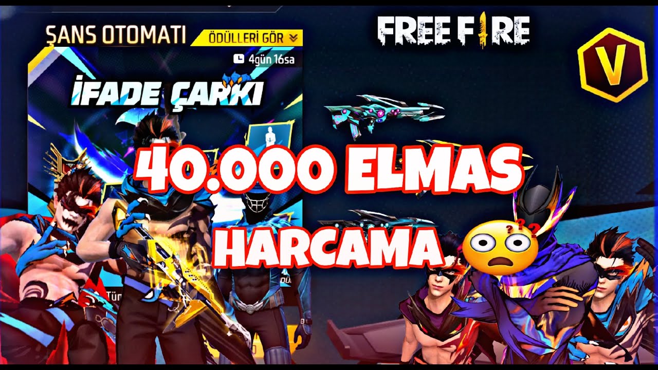 40.000 ELMAS HARCAMA !!! OYUNDA Kİ HERŞEYİ ALDIM 😱 - FREE FİRE