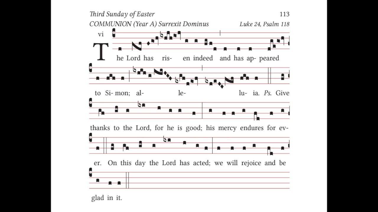 Surrexit Dominus (TB) April 19 2026