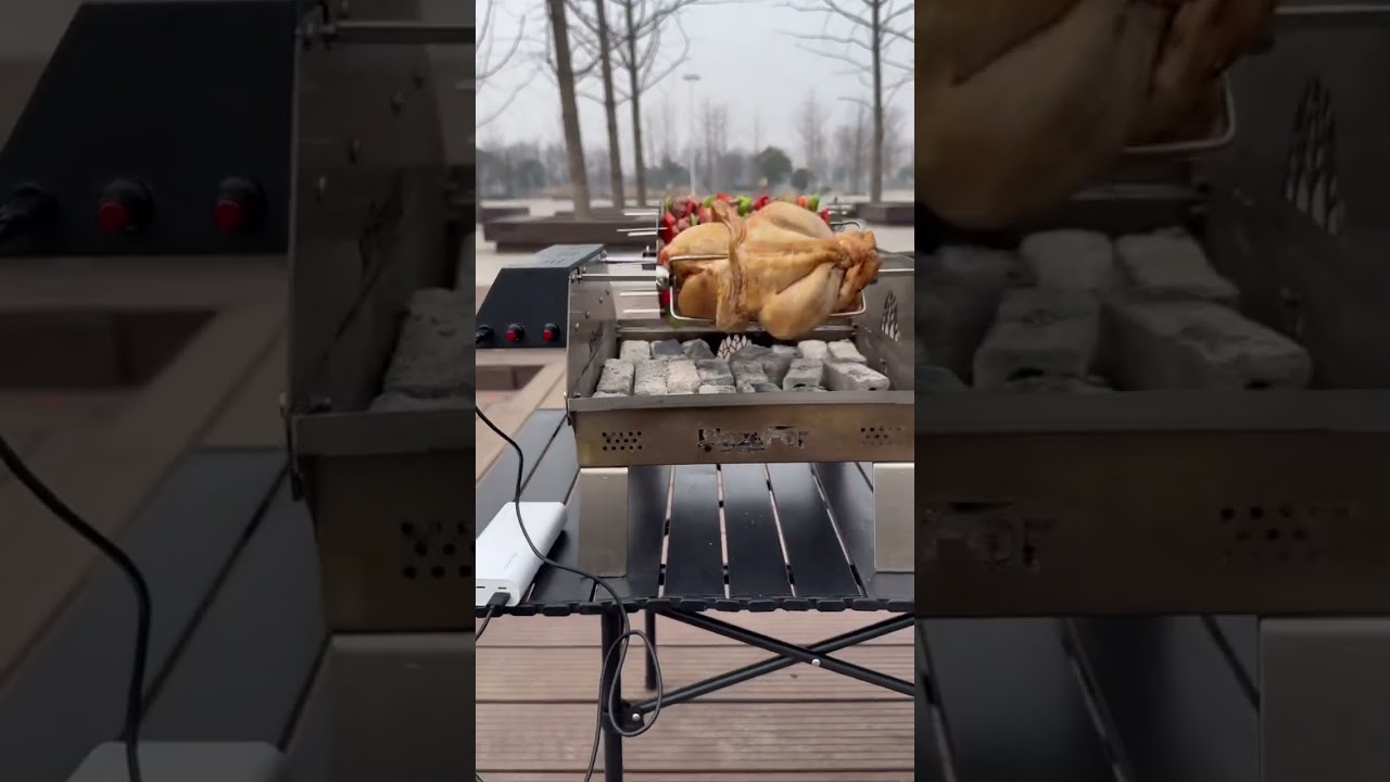 If you enjoy barbecuing, try a double-row barbecue grill; it's really great! #bbq #EuropeBBQ