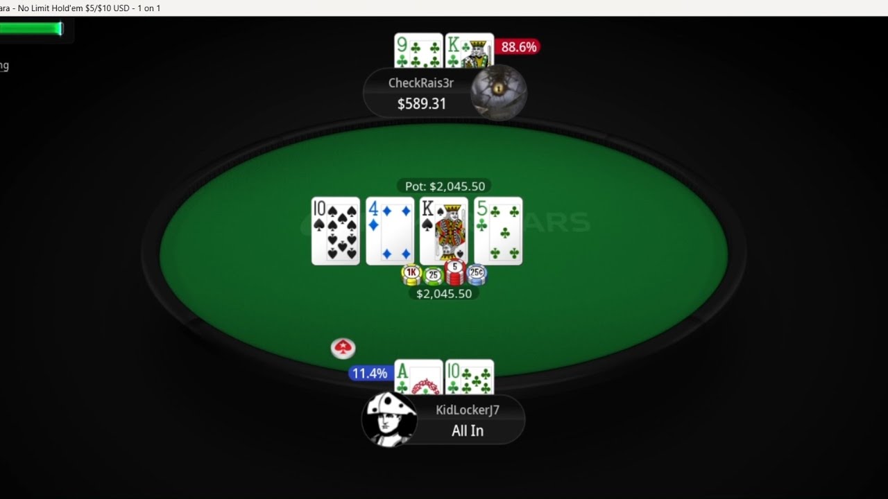1knl HU - Poker Hands Compilation 