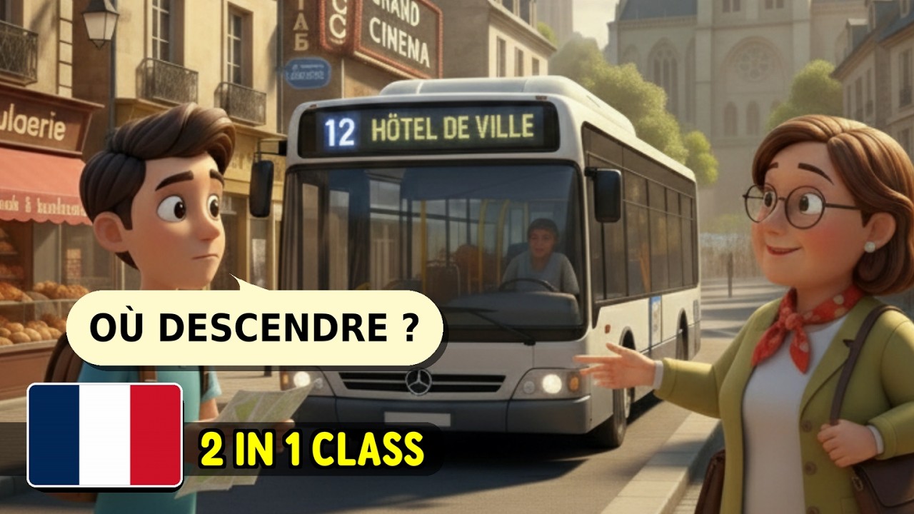 🇫🇷 Demander son CHEMIN en Français : Phrases Débutants A1