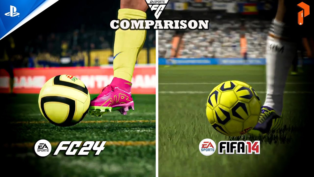 EA FC 24 PS5 vs Fifa14 Comparison! (Gameplay, Graphics, Player Animation, and more!)