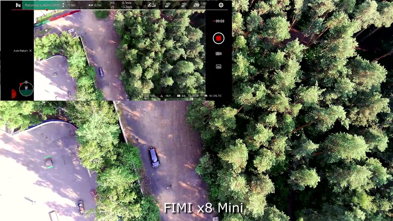 FIMI x8 Mini Pro | высота, дальность полёта, качество связи и трансляции