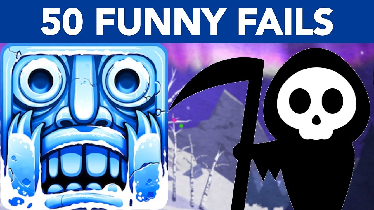 Temple Run 2 FROZEN FESTIVAL Fails | 50 Funny Fails in Frozen Festival