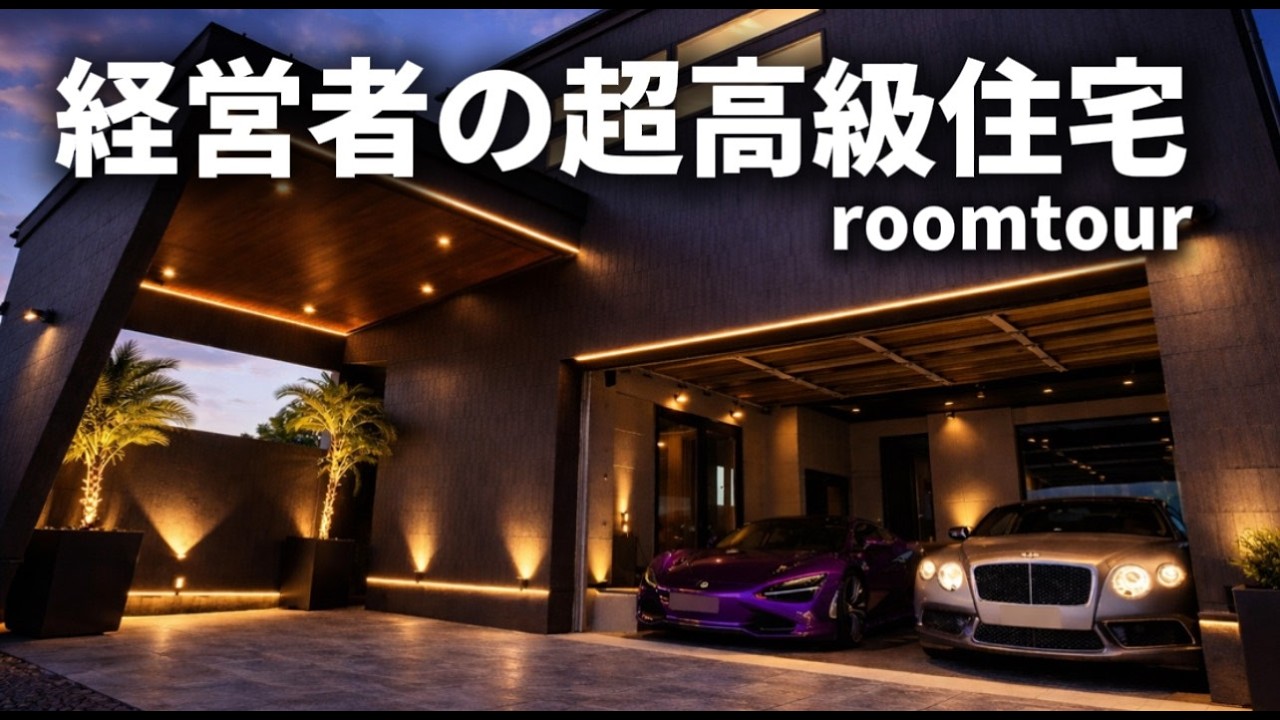 【有名人】あの大物ゲスト邸宅に潜入！これがガレージにかけるお金の使い方です！【マクラーレン】