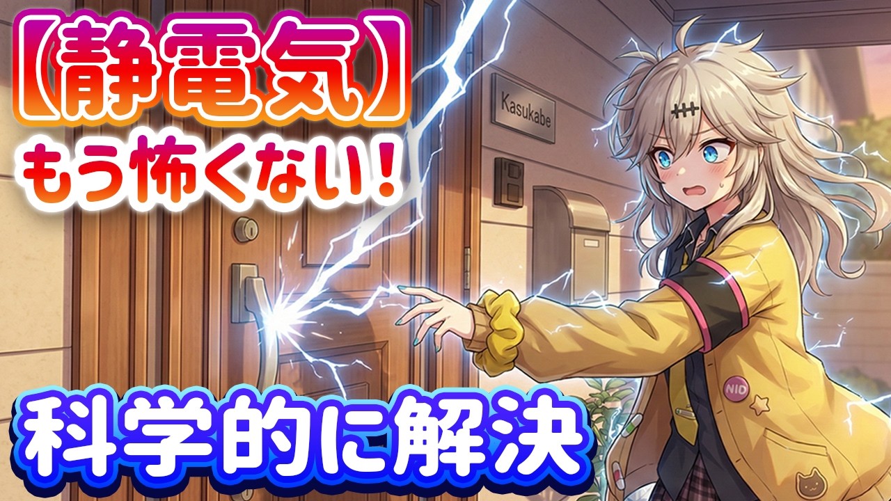 【静電気 対策】一瞬でバチバチを消す！最強の「意外な持ち物」とは？