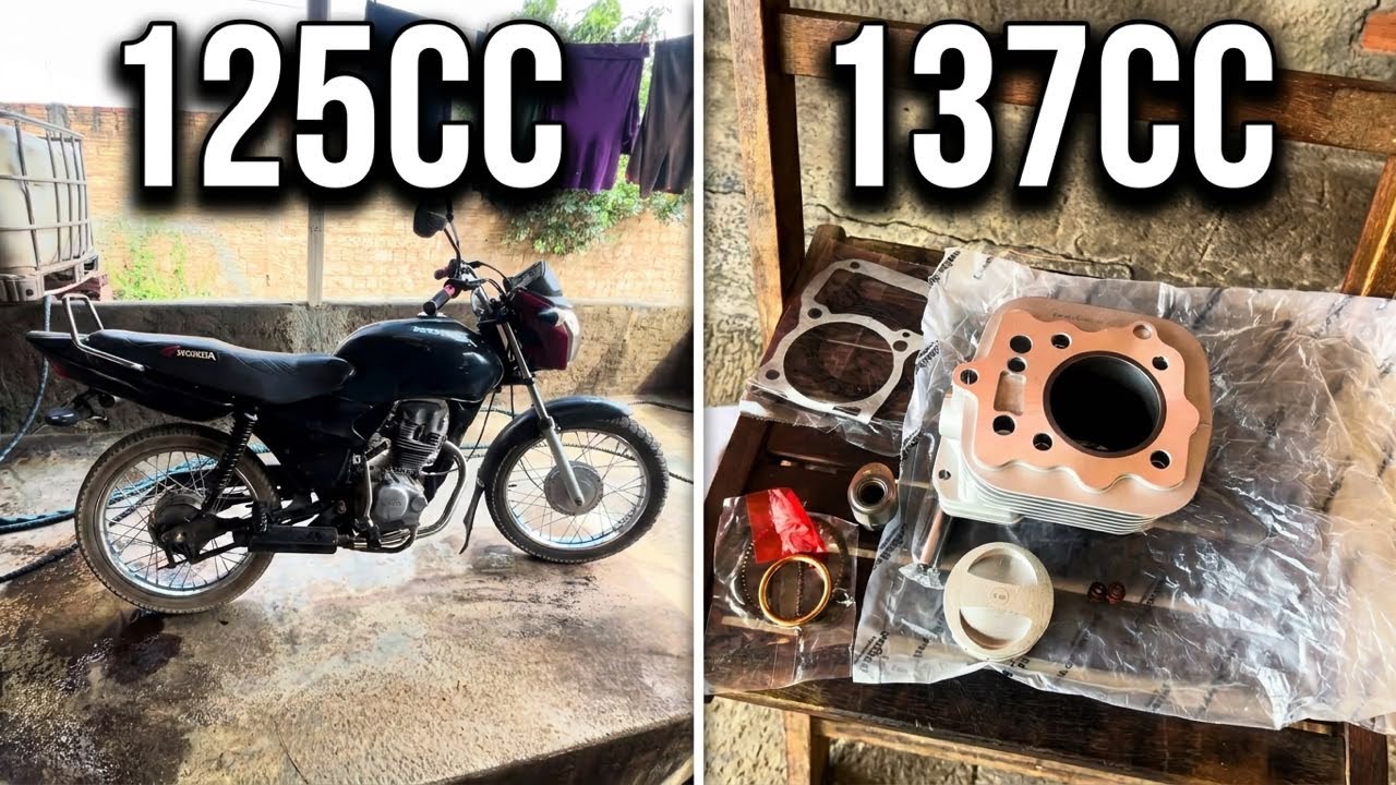 VOU MONTAR MAIS UM 3 MM NA FAN 125 VARETA 🔥