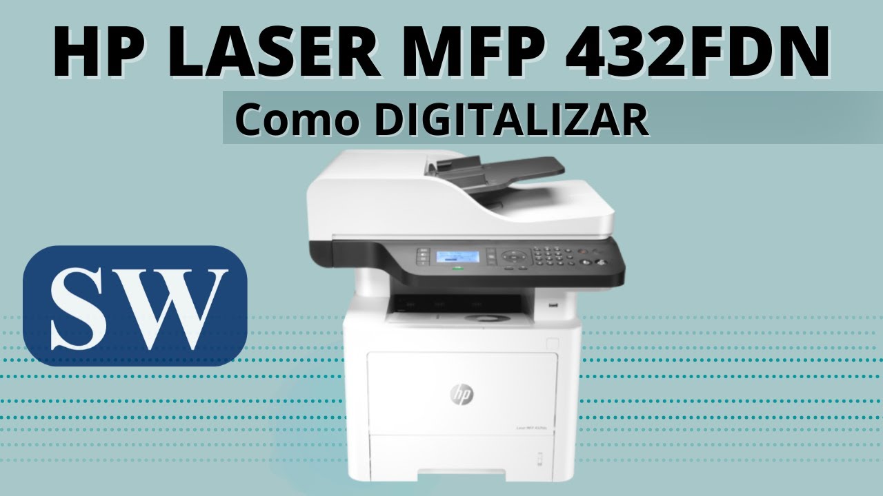 Como escanear na impressora HP Laserjet MFP 432FDN