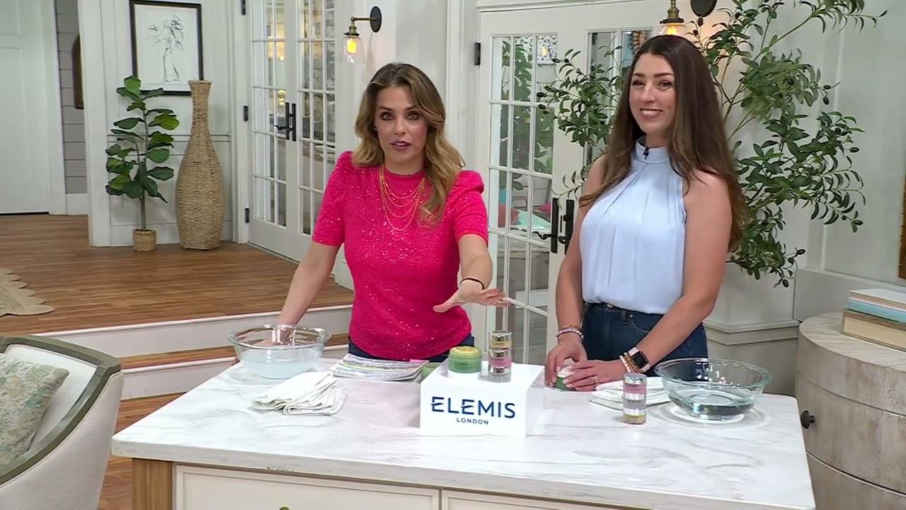 ELEMIS Pro-Collagen Green Fig Cleansing Balm w/Discovery Set on QVC