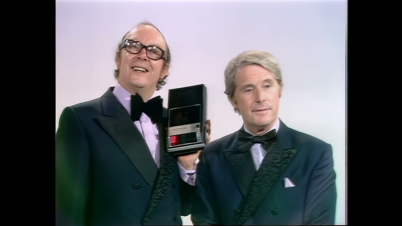 Morecambe and Wise in HD: Eric loses his voice uses a tape player