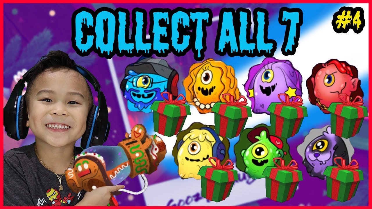 GOOZY! COLLECT ALL 7 FGTeev Presents and Catch Goozy Christmas Update #4