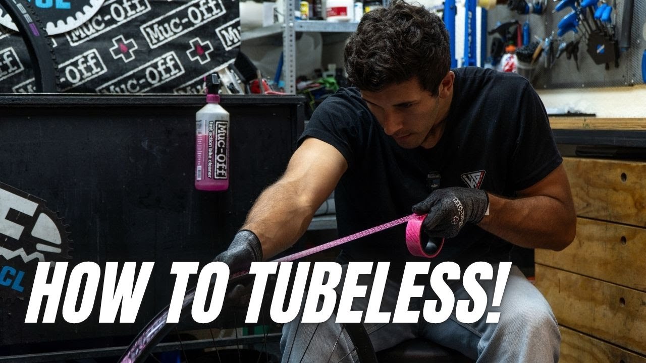 TUBELESS COMO UN PRO JUNTO A MUC-OFF !👨🏽‍🔧 (Tutorial paso a paso)