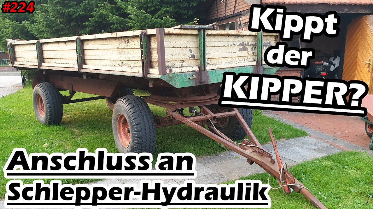 Kippt er? | Rohr geplatzt! | Umbau auf Schlepper-Hydraulik | Kipper | IHC 633 | Mr. Moto