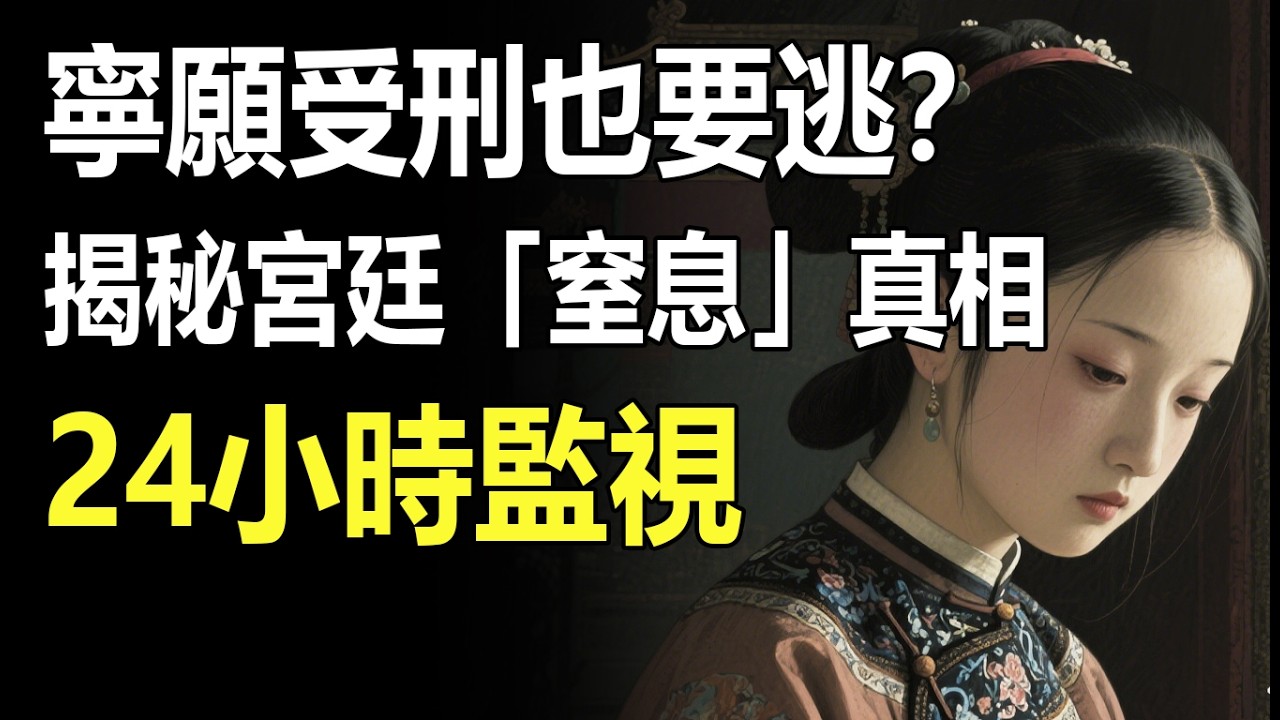 寧願受刑也要逃？揭秘紫禁城最「窒息」的規矩：24小時監視，這才是皇權最致命的真相！