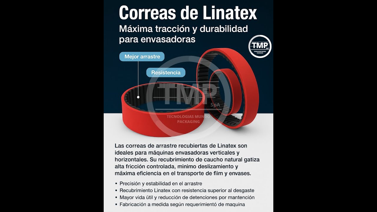CORREAS DE ARRASTRE DE LINATEX