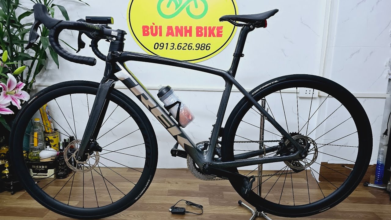 TREK EMONDA SL6 AXS CARBON OCLV 500 gr SRAM RIVAL 2x12 đo lực CỐI NỔ s 45-51 giá 56tr ĐT:0913626986