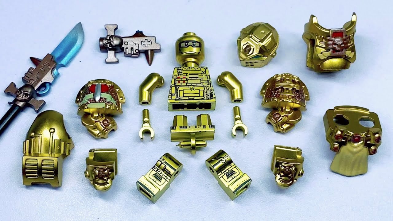 Lego Warhammer | Gold Knights Grand Master Voldus | Unofficial Lego Minifigures