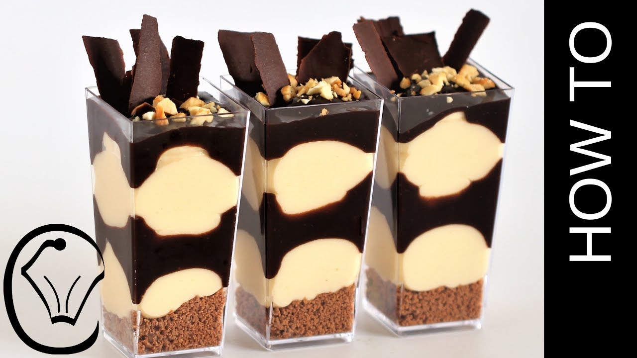 No Bake Peanut Butter and Chocolate Cheesecake Mousse  Mini Dessert Cups Eggless