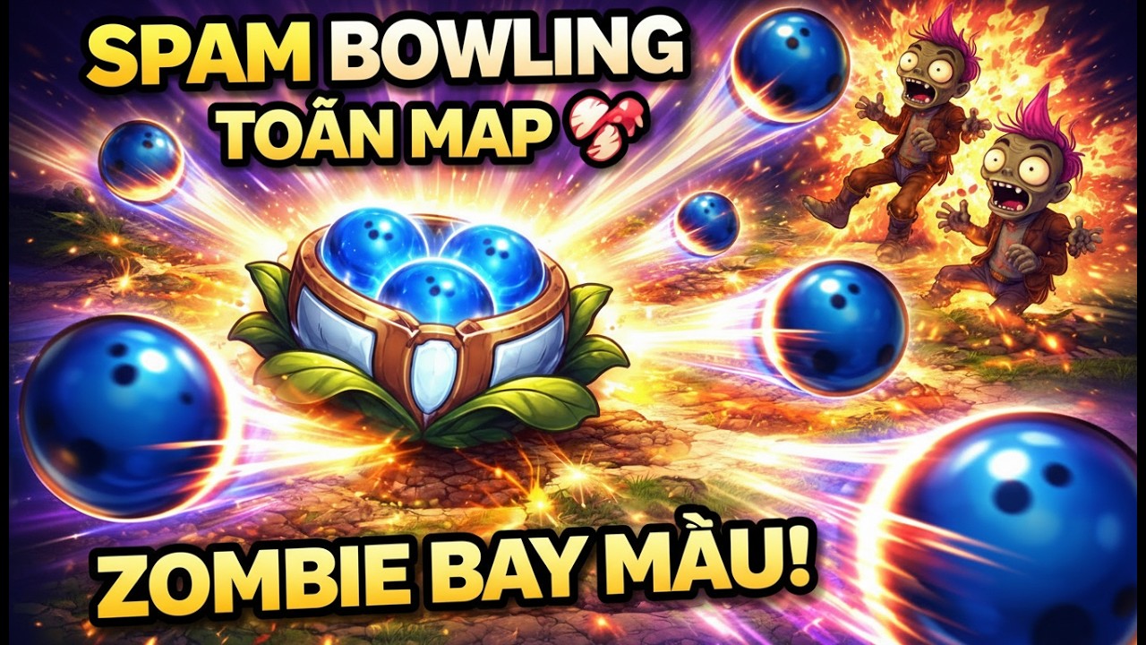 22:40 PHÁT HIỆN PLANT TỐI THƯỢNG SPAM BOWLING TOÀN BẢN ĐỒ 🎳 Zombie Bay Trong 1 Nốt! | PVZ RH Fusion