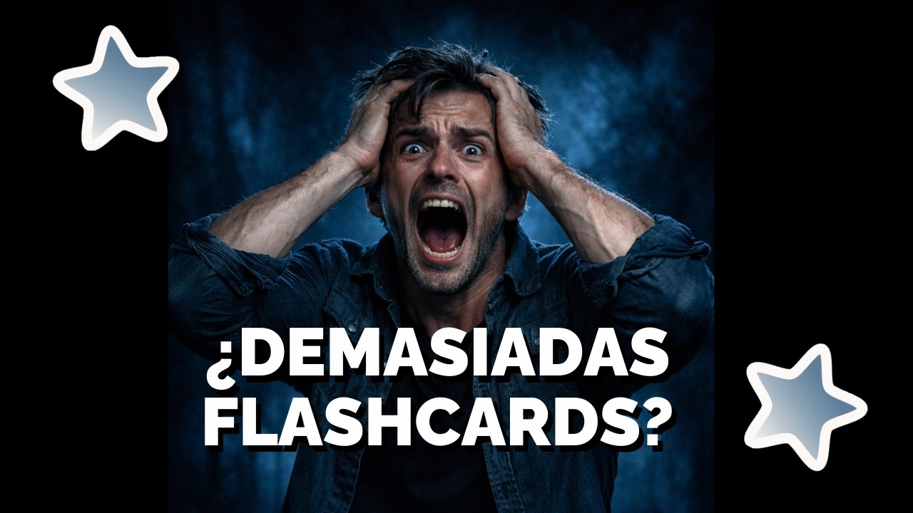 Ansiedad usando Anki: por qué el número de flashcards engaña