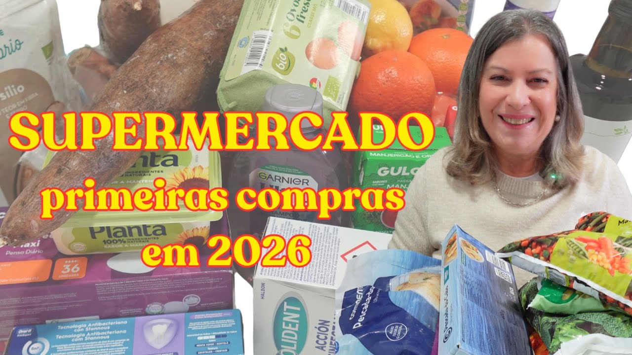 COMPRAS SUPERMERCADO E TALHO | As primeiras compras em 2026