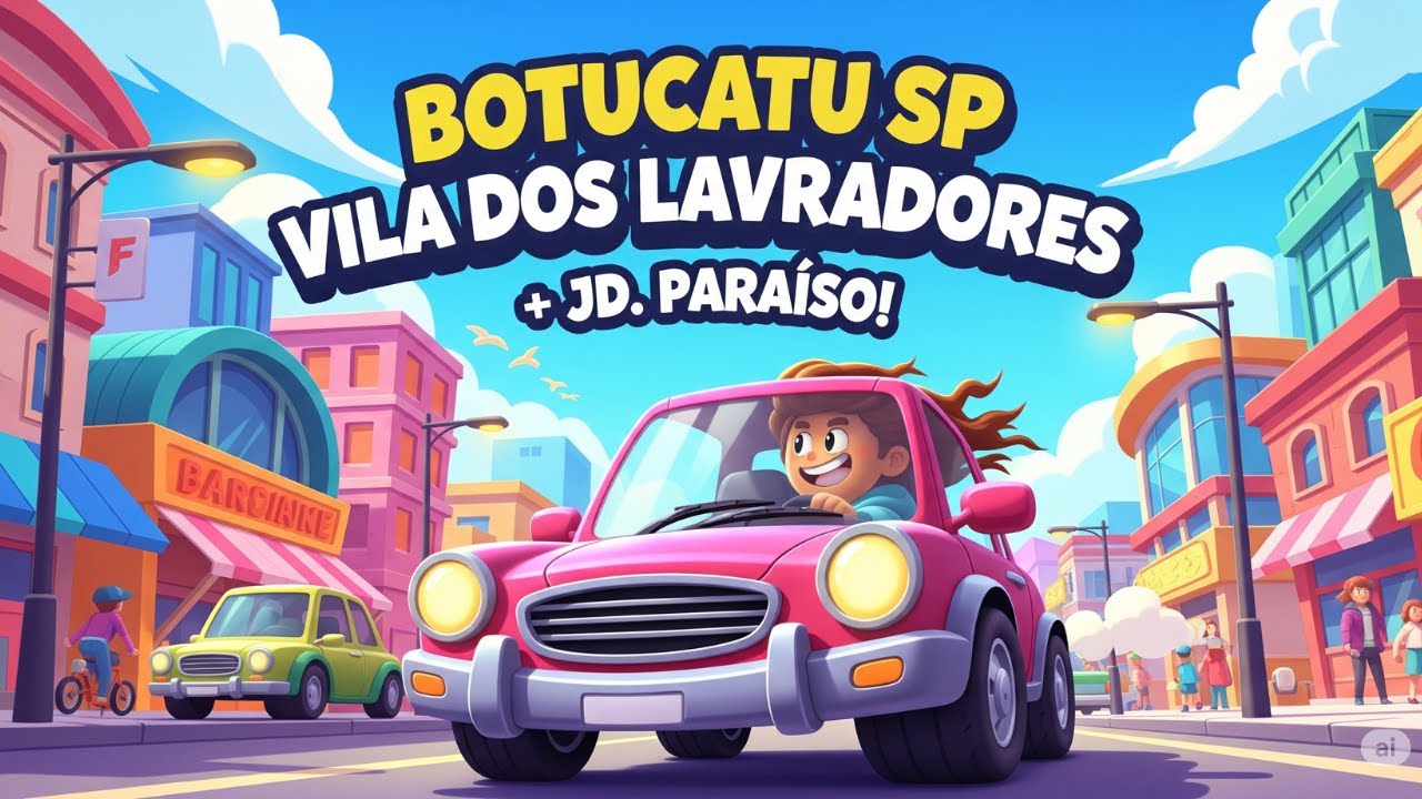 BOTUCATU-SP: VILA DOS LAVRADORES + JD. PARAÍSO!