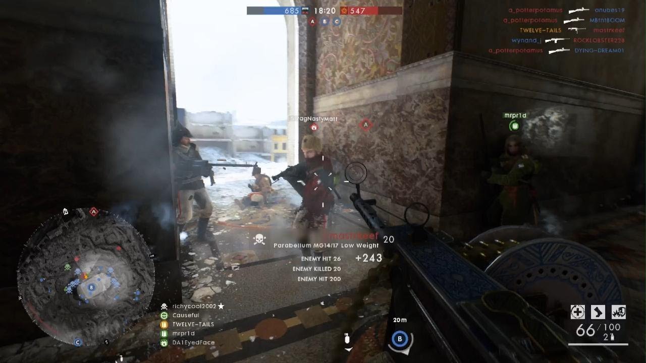 66-4 Parabellum MG14/17: Battlefield 1