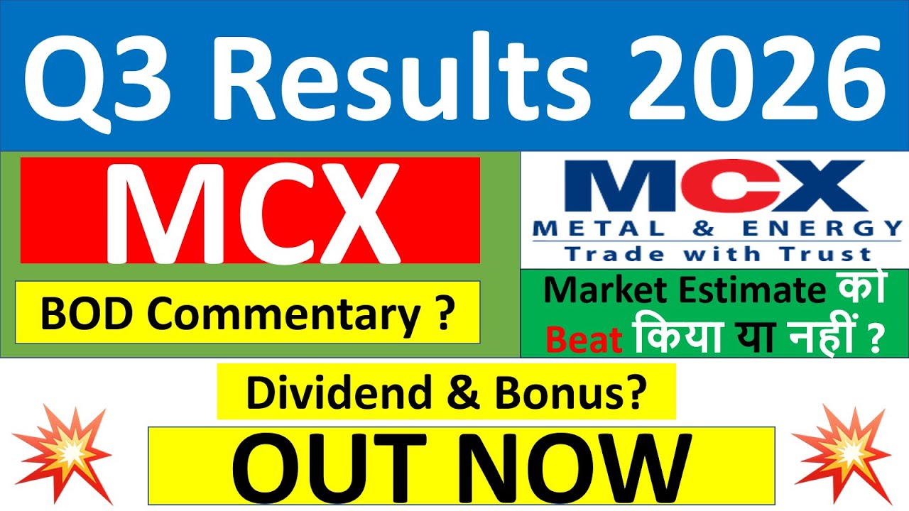 MCX q3 results 2026 | MCX results today | MCX Share News | MCX Share latest news today