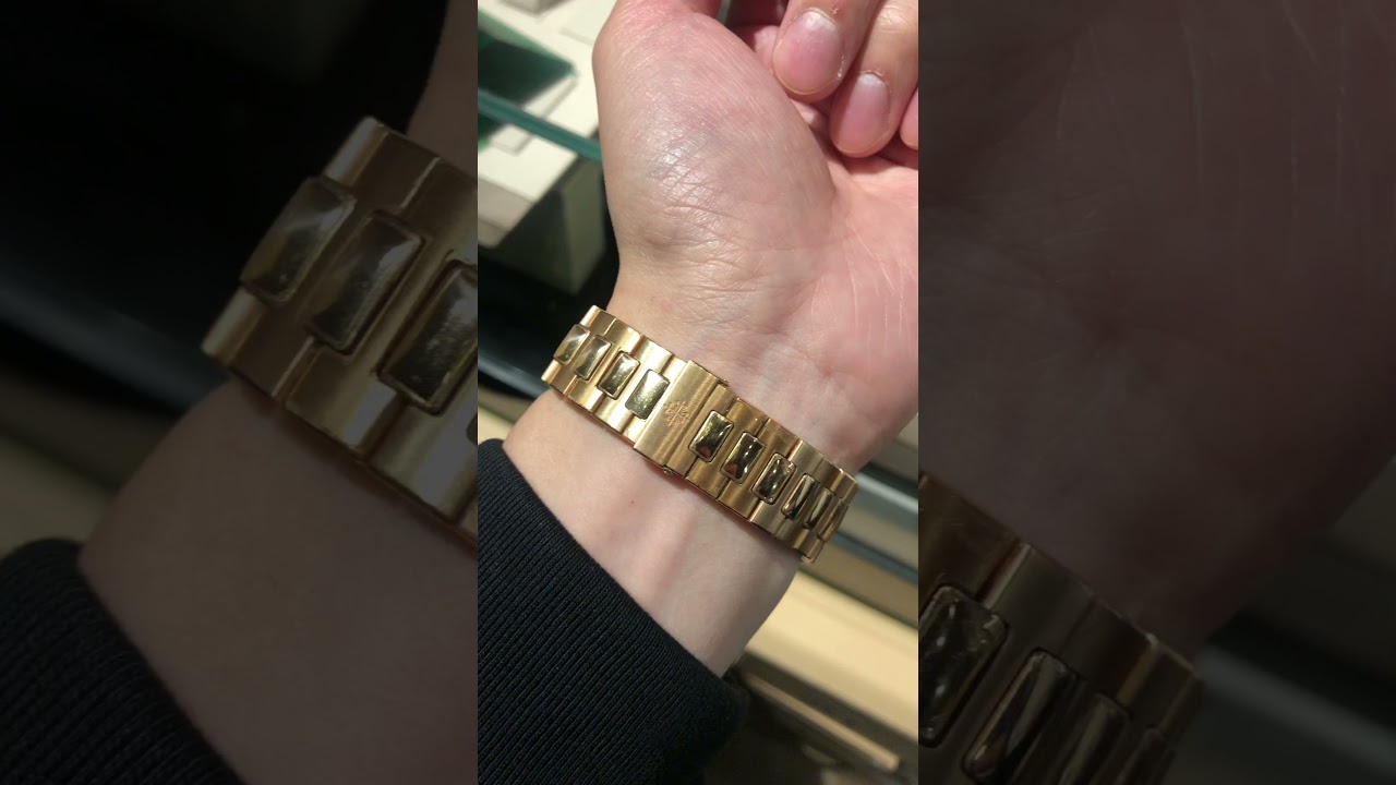 Patek philippe nautilus 5980/1R chronograph date rose gold