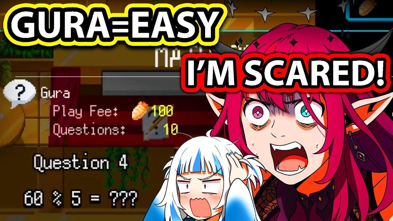 IRyS Finds Out There's a MATH Difficulty Level Called 'Gura' in Holocure 【Hololive】