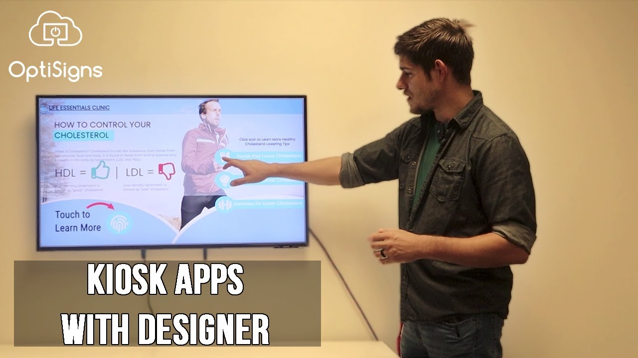 Enhance User Experience with Kiosk Functionality via OptiSigns Designer App