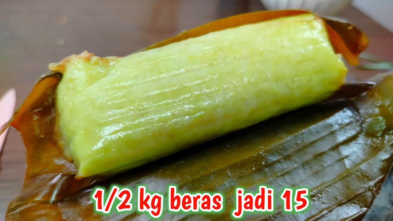 Cara membuat lontong yang baik dan benar aman awet 3 hari