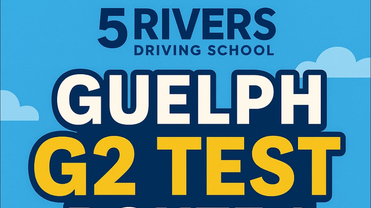 G2 drive test route 1 GUELPH. 
