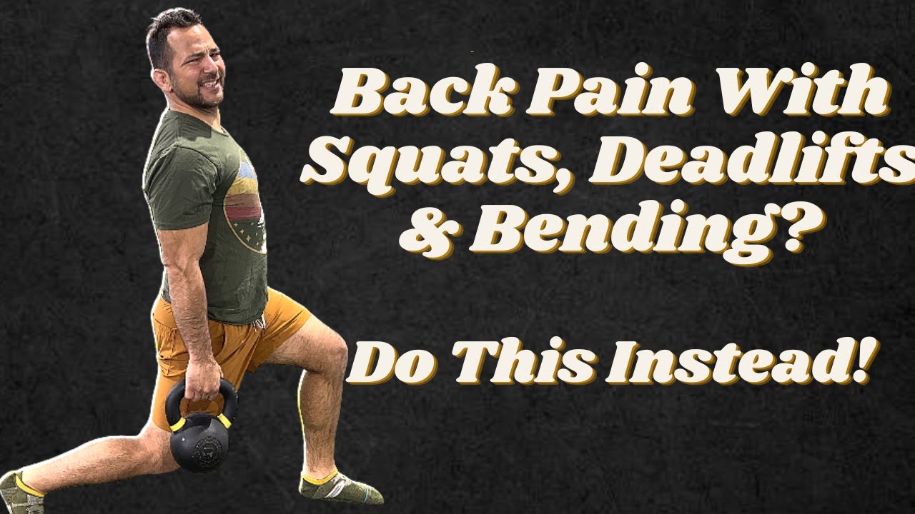 How To Train Legs With Back Injury (Reverse Lunge For Disc Herniation & Disc Bulge)