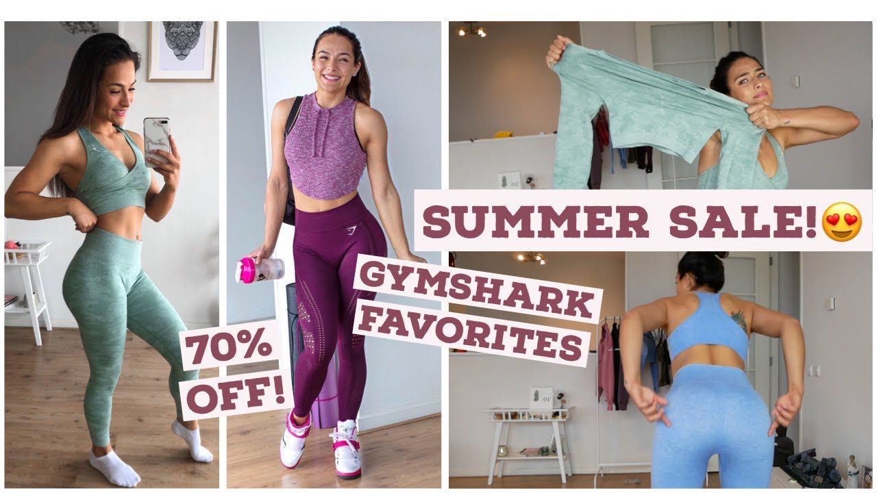MY 5 FAVE GYMSHARK OUTFITS ON SALE!😍✨ (my sizing, discounts & prices)