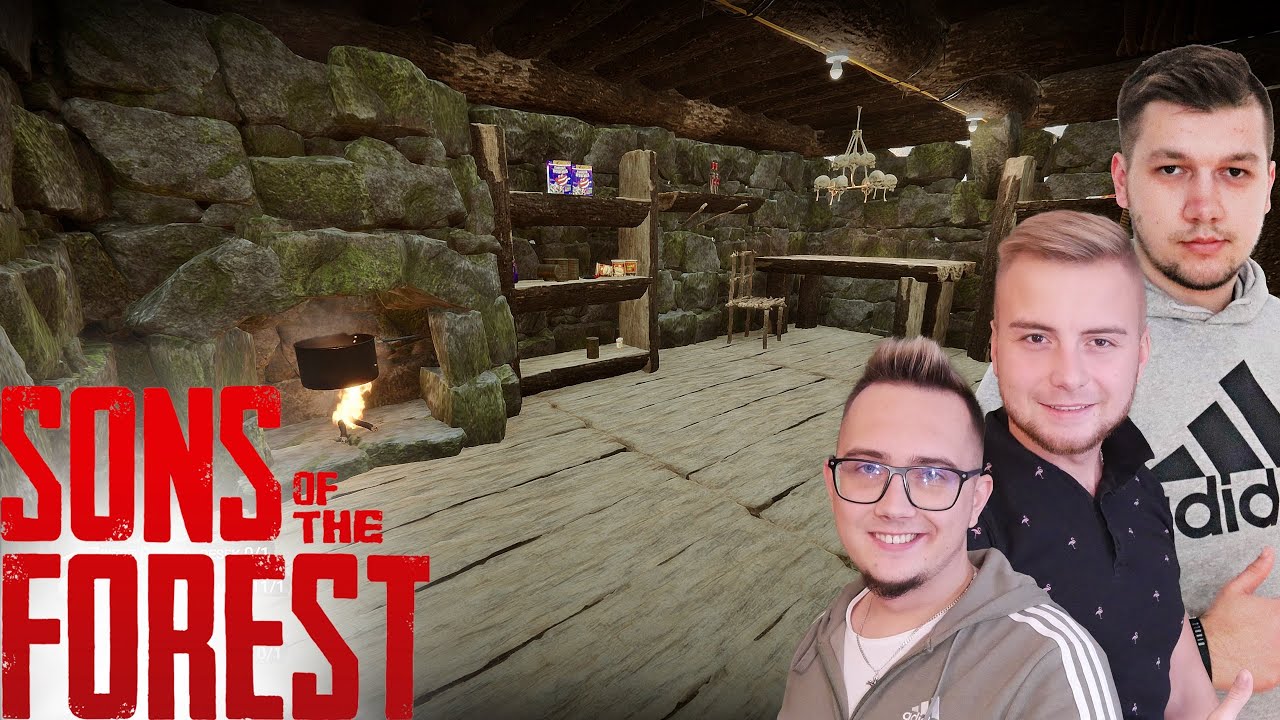 SONS OF THE FOREST - Sezon 2 #2 Zdobyliśmy Tyrolkę!🔥Podbijamy Jaskinie [3x KAMERKI]😍 MafiaSolecTeam