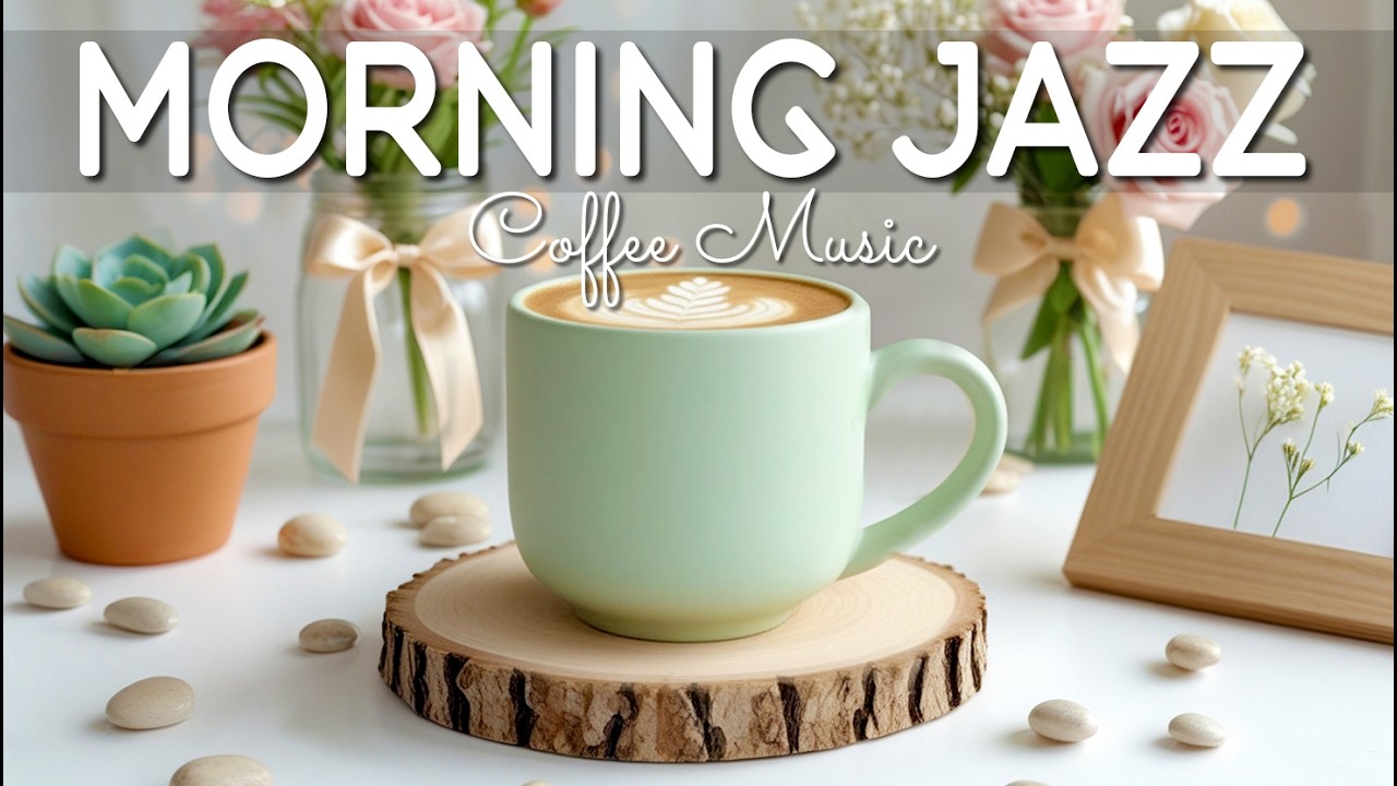 Positive Morning Jazz ☕ Gentle Coffee Jazz & Relaxing Bossa Nova Piano for Happy Mood
