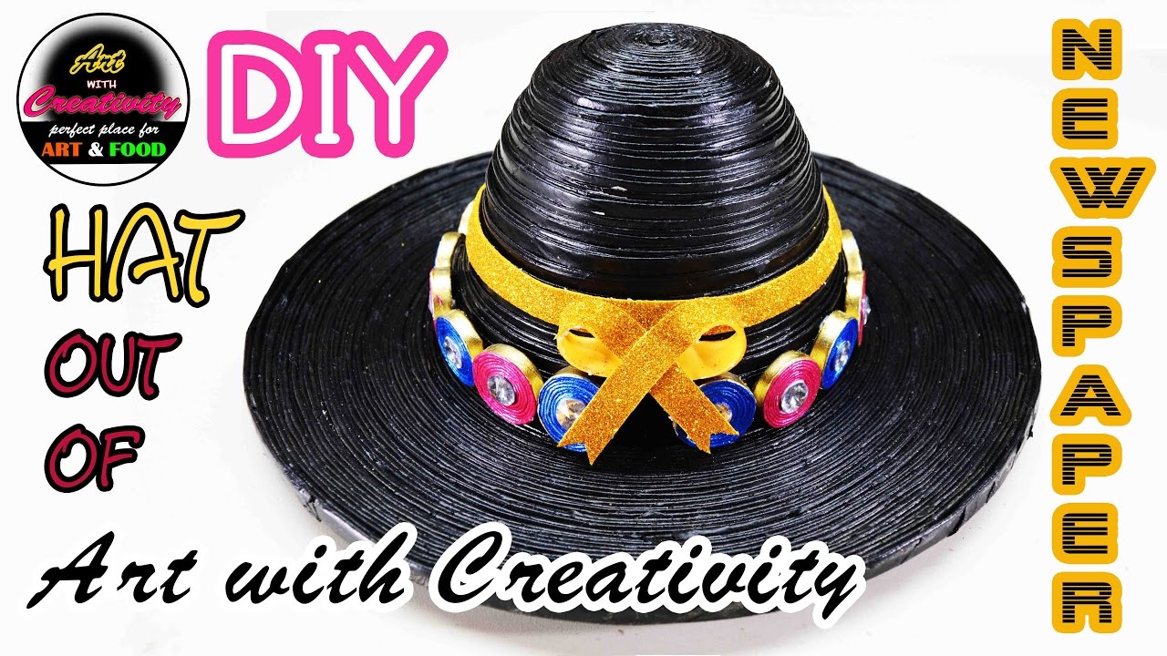 Newspaper Hat | DIY | Art with Creativity 133